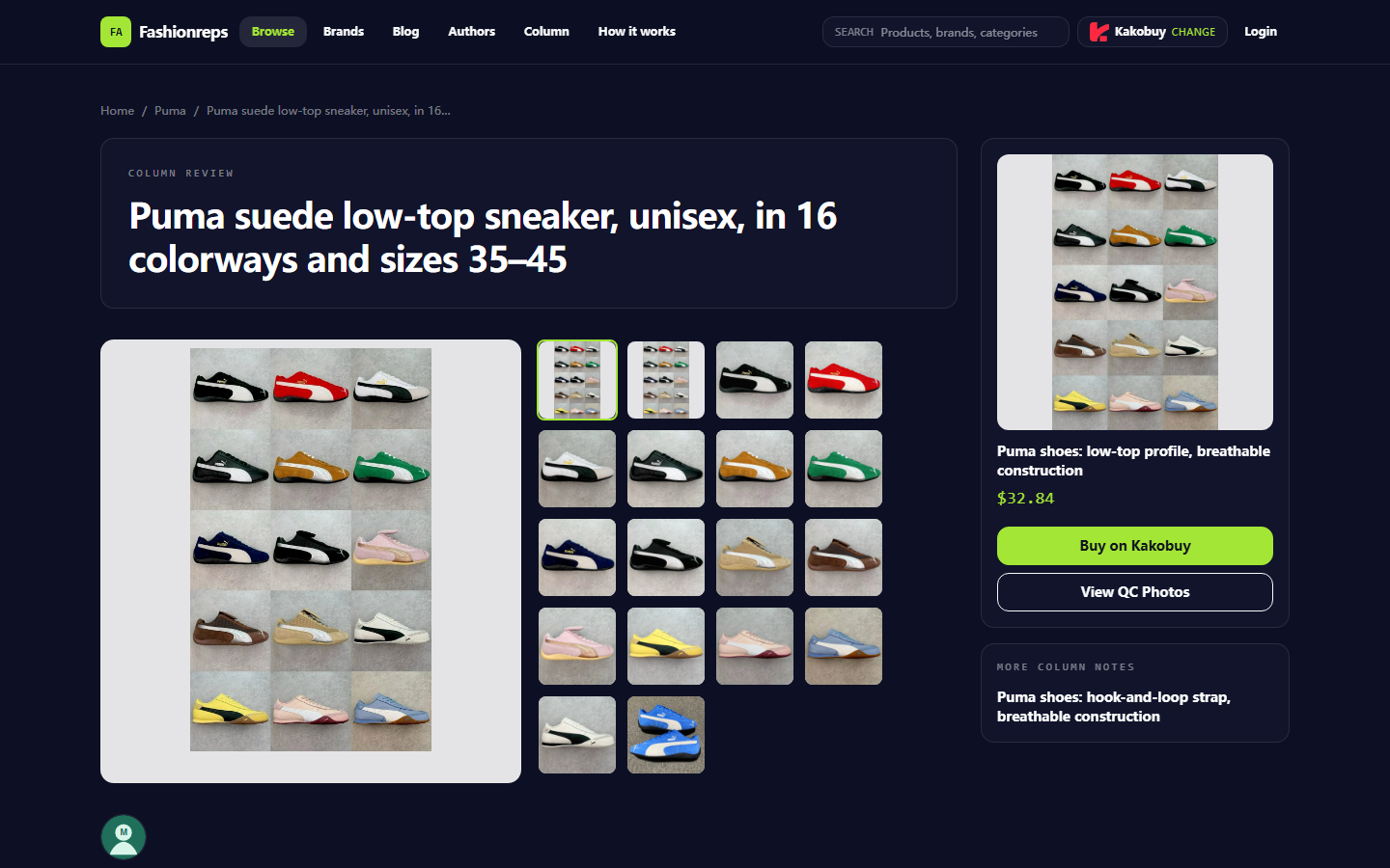 Puma Shoes on fashionreps: Fit and Use Guide