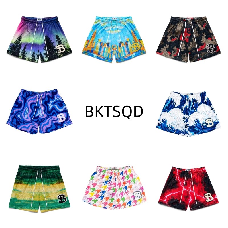 BKTSQD Multicolor Shorts Collection Review: Quick-Dry Polyester in a Loose Straight Cut