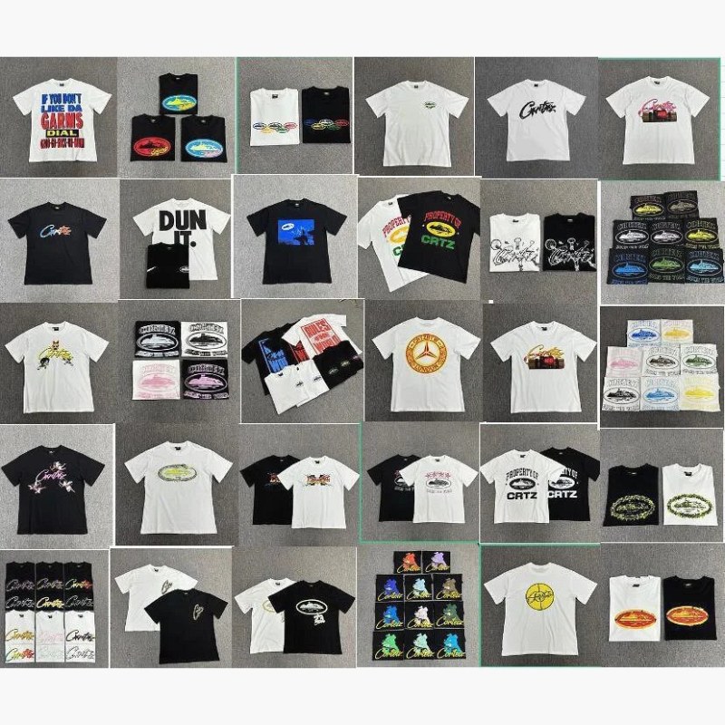 Corteiz Graphic Print Multicolor T-Shirt Collection Review: 3D Letter Print, Loose Fit, S–3XL