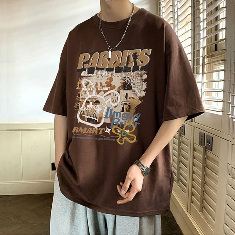 Foreign Trade Brown T-Shirt Review: We Checked the 180–250 g Cotton Claim at $5.97