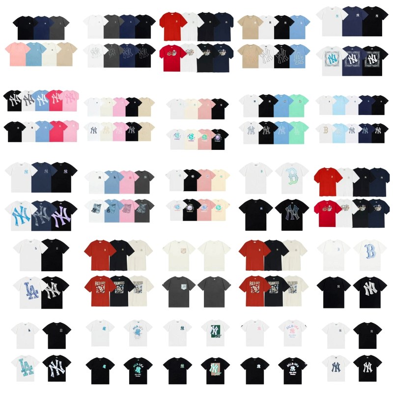 MLB Multi-Color T-Shirt Collection Review: 40+ Cotton Crewnecks, S–XXXL
