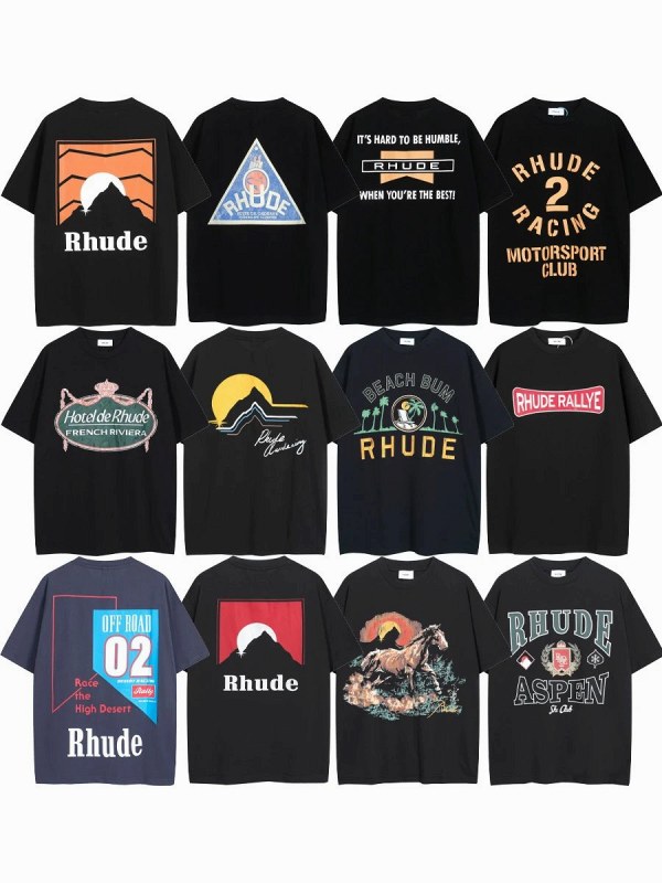 Rhude "Dark" Series T-Shirt Collection Review: Boxy Print Cotton, Tested for Hand-Feel and Fit